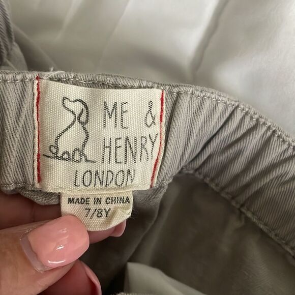 Me & Henry Hugo Twill Shorts size 7/8 - Picture 3 of 4